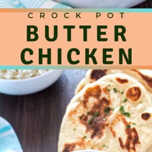 Easy Crock Pot Butter Chicken is an aromatic, rich sauce over slow cooked chicken thighs!