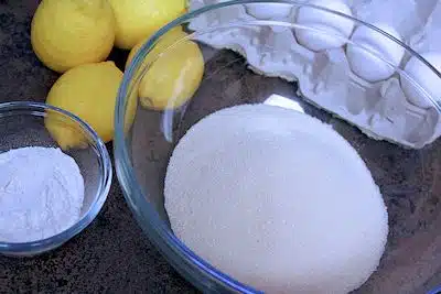 Lemon Bars Recipe Ingredients