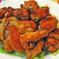 Apricot Sriracha Glazed Chicken Wings Recipe