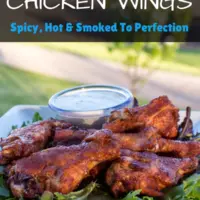 Chipotle Dry Rub Smoked Chicken Wings
