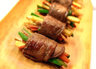 Top Sirloin Teriyaki Steak Rolls Recipe, BakeItWithLove.com