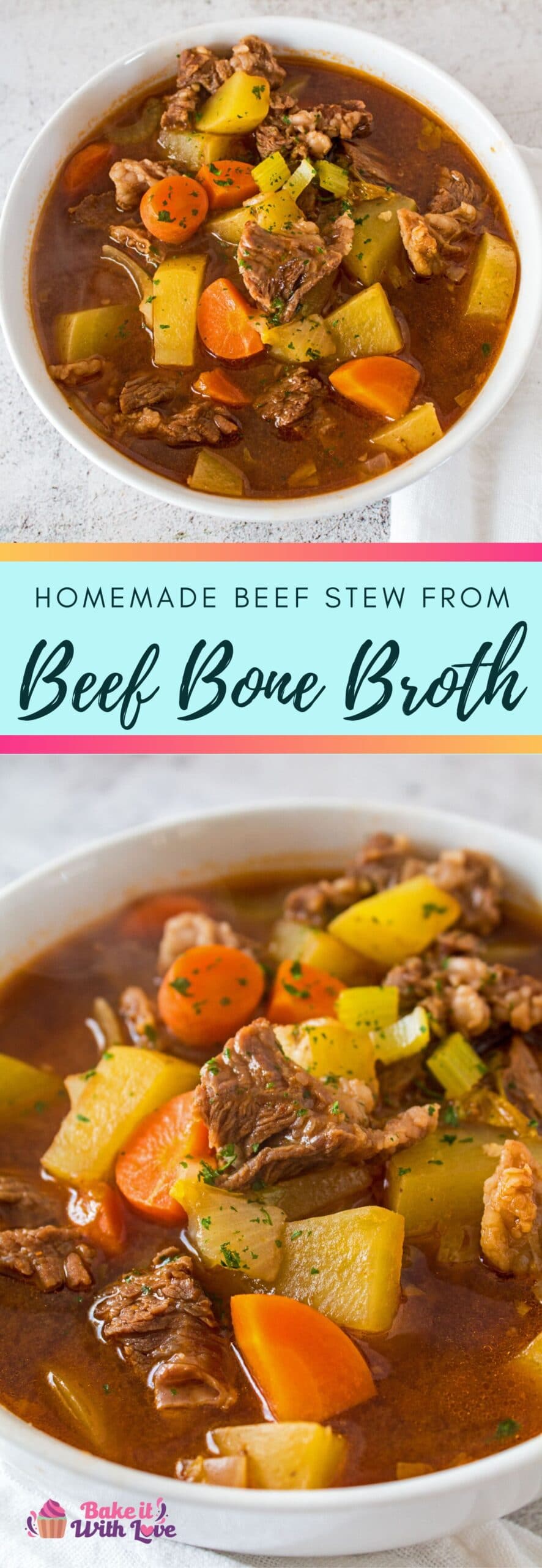 Beef Stew From Beef Bone Broth | Bake It With Love