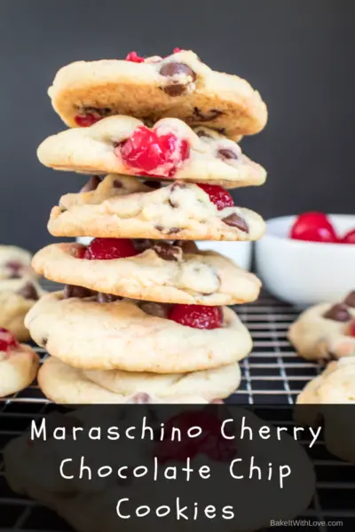 Maraschino Cherry Chocolate Chip Cookies