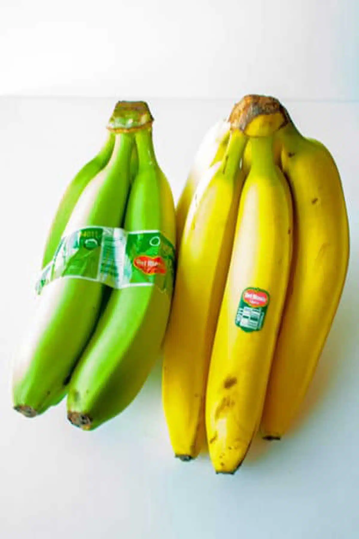 Tall image showing banana bundles.