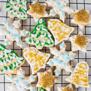 Rolled, chilled, and cut out sugar cookies from our favorite tried and true Vintage Betty Crocker Traditional Rolled Sugar Cookies