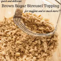 Brown Sugar Streusel