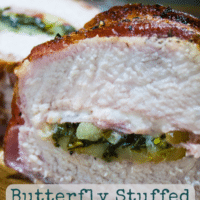Butterfly Stuffed Pork Chops