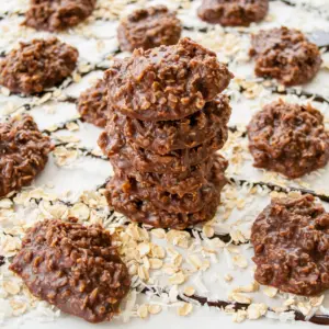 Chocolate No Bake Cookies without peanut butter