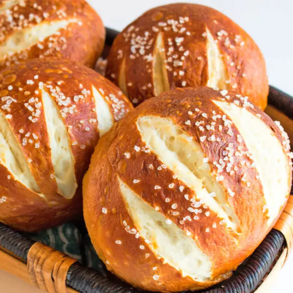 Pretzel Buns