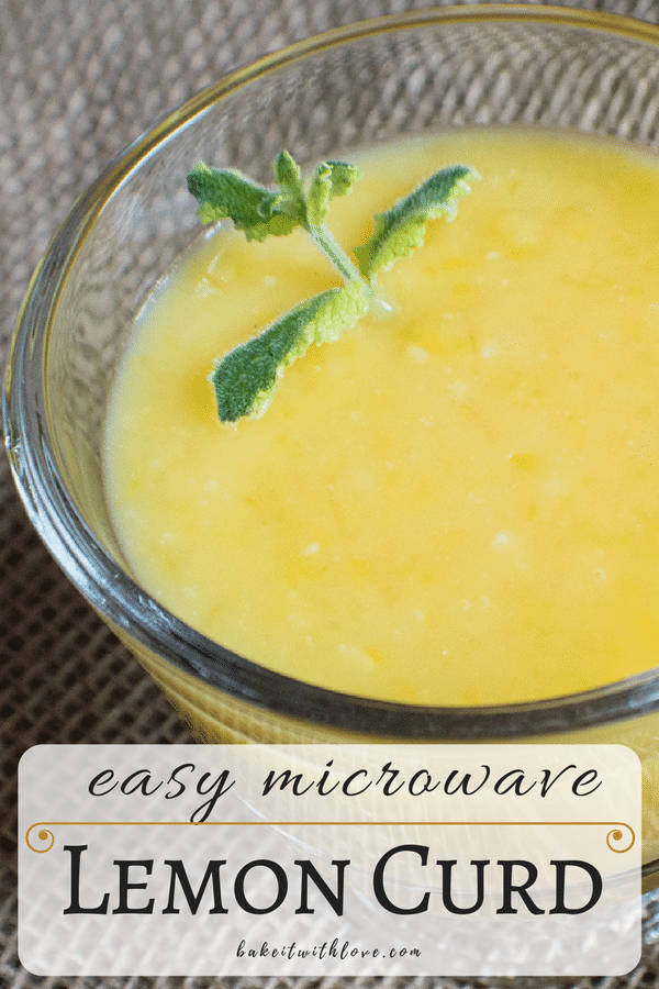 Easy Microwave Lemon Curd