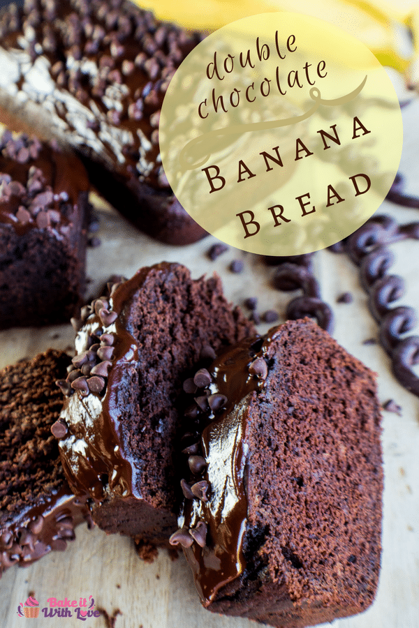 Double Chocolate Banana Bread is the best chocolate banana bread (without chocolate chips)!!