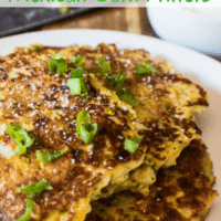 Mexican Corn Fritters are a tasty, easy appetizer ready to eat in just minutes!