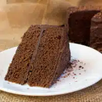 Super rich and easy to make, our Fudge Cake with Fudge Frosting is a classic family favorite treat!