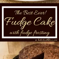 Super rich and easy to make, our Fudge Cake with Fudge Frosting is a classic family favorite treat!