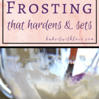 Sugar Cookie Frosting (that hardens)