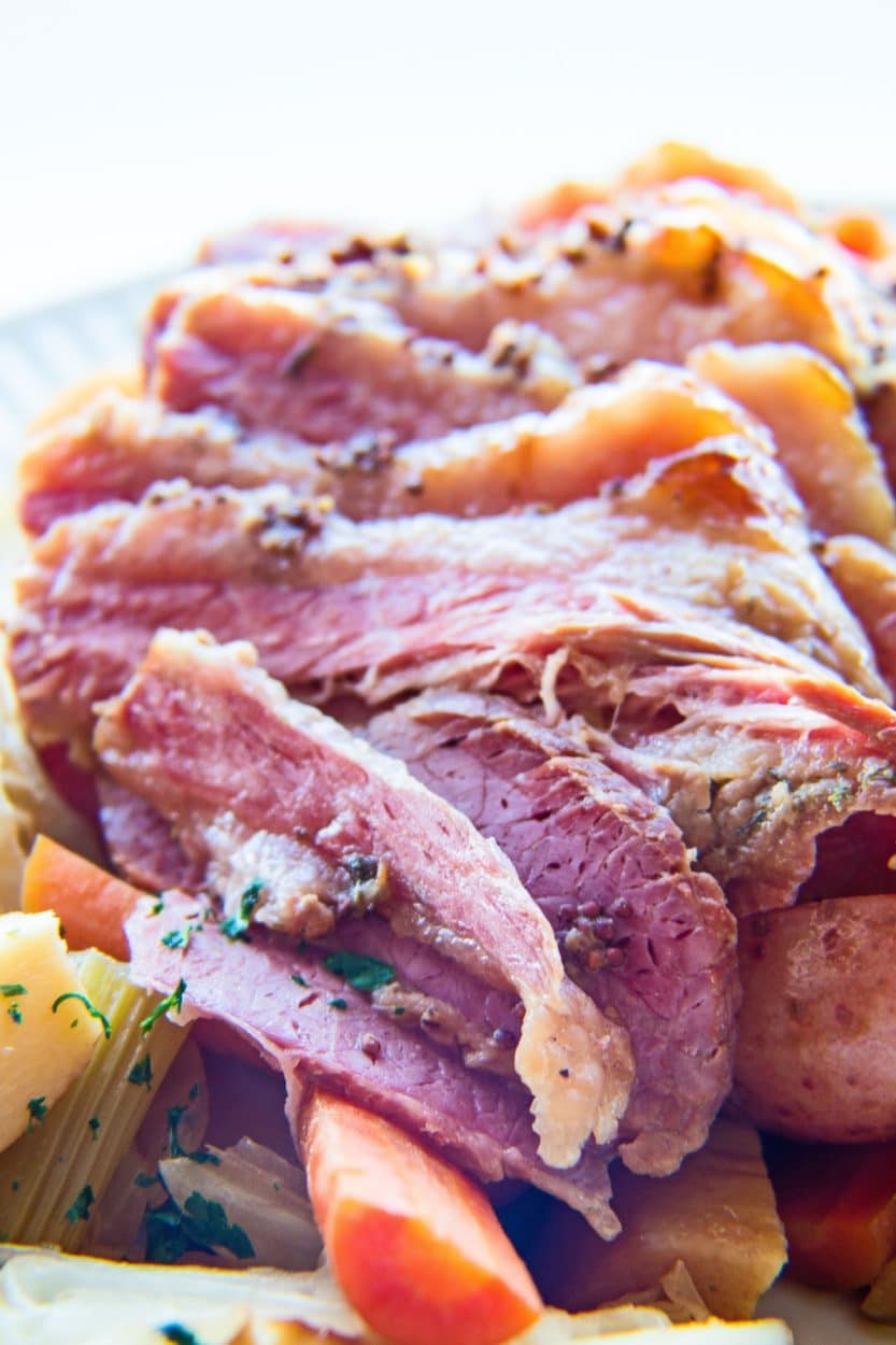 Corned Beef and Cabbage, a comfort food dish that is equally suited to everyday family meals as it is to being the centerpiece of St. Patrick's Day celebrations!