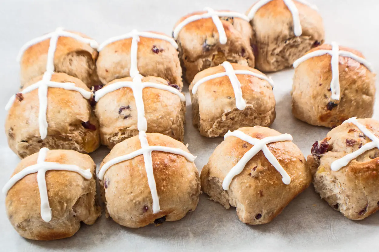 Hot Cross Buns are a fun and tasty treat to enjoy during Good Friday and the Easter Holiday!