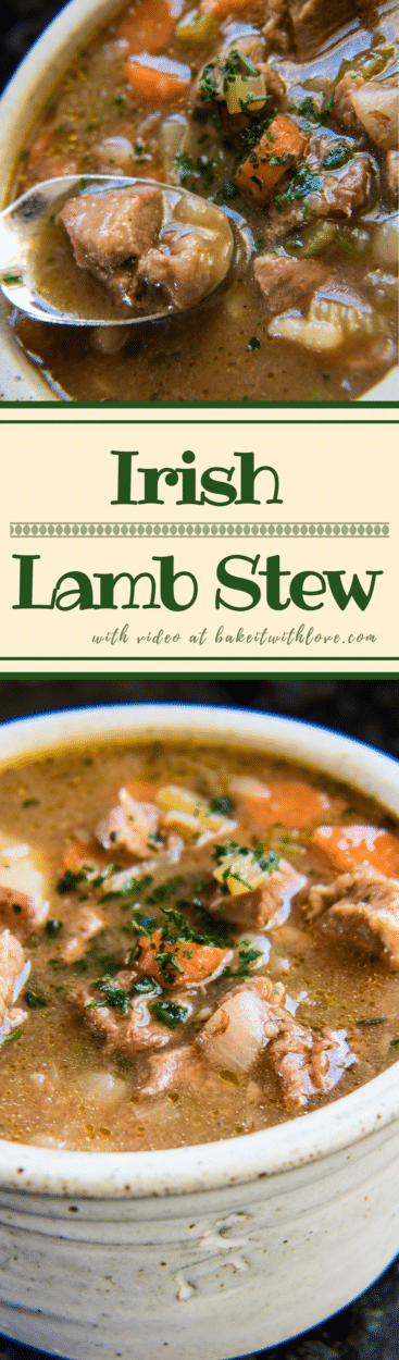 Tasty Irish Lamb Stew with Rich Broth: + Video Recipe | Bake It With Love