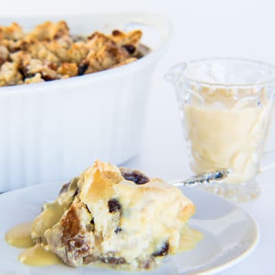 Irish Soda Bread Pudding with Bailey's Crème Anglaise is a special dessert packed with amazing flavors!