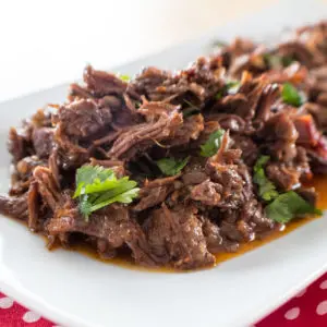 Super easy Instant Pot Chipotle Barbacoa Beef Cheeks make the best beef tacos ever!!
