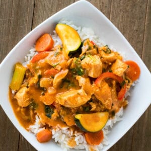 Avanzi di curry di tacchino