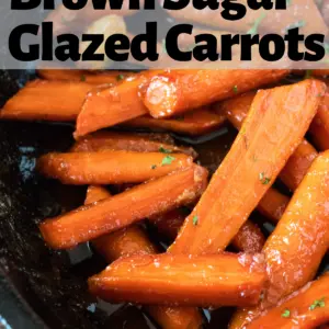 Skillet Brown Sugar Glazed Carrots