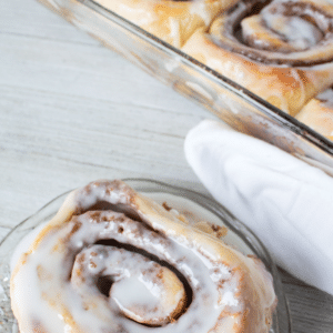 Classic Cinnamon Rolls with Vanilla Icing are a delicious treat for breakfast or dessert