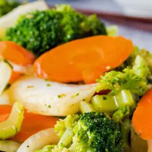 Delicious hibachi style seared vegetables are a great way to round out your hibachi dinner!!