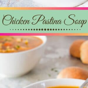 ¡La sopa pastina de pollo súper fácil es una deliciosa comida clásica italiana reconfortante!