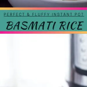 Quick and easy Instant Pot Basmati Rice turns out beautifully moist and fluffy rice each and every time!