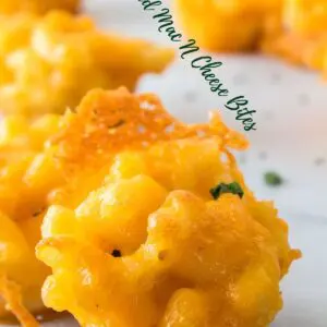 Amazingly tasty and fun to make homemade baked macaroni and cheese bites are perfect for using up leftover mac n cheese!