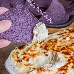 My premier appetizer dip is this hot lobster dip featuring three cheeses, diced lobster meat, artichoke hearts, a touch of garlic and some smoked paprika for the perfect baked topping!!
