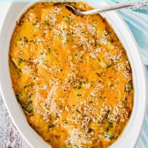 Comfort food heaven is this easy baked chicken divan casserole!