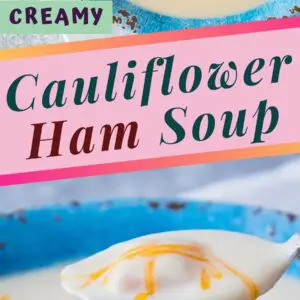 Easy, creamy cauliflower ham soup is a delicious and hearty comfort food soup to enjoy on chilly nights!