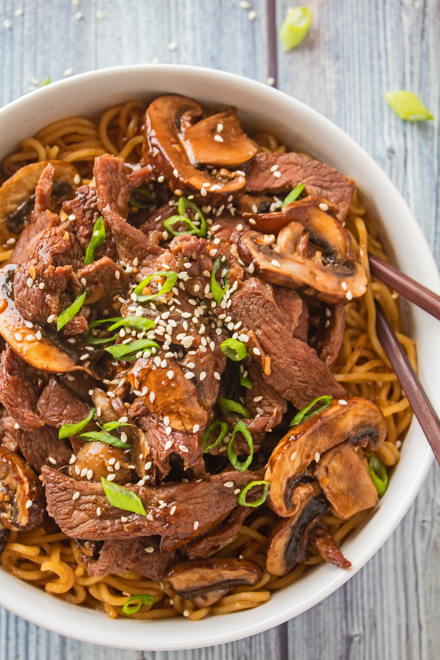 what is chinese beef with garlic sauce