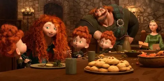 Disney Pixars animated movie Brave features the fabulous Empire Biscuits