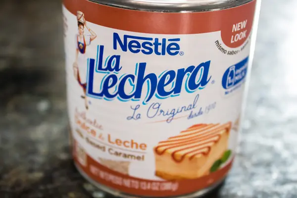 canned dulce de leche that can be found in grocery stores.