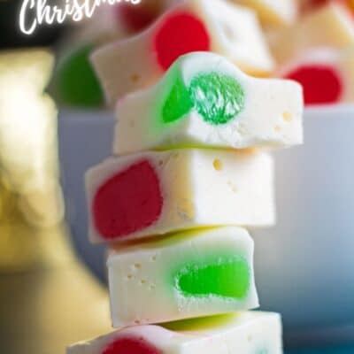 Christmas Nougat {Gumdrop Nougat Candy} | Bake It With Love