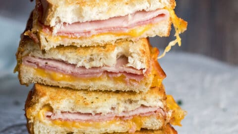 Air Fryer Grilled Ham and Cheese (Perfectly Bake It With Love