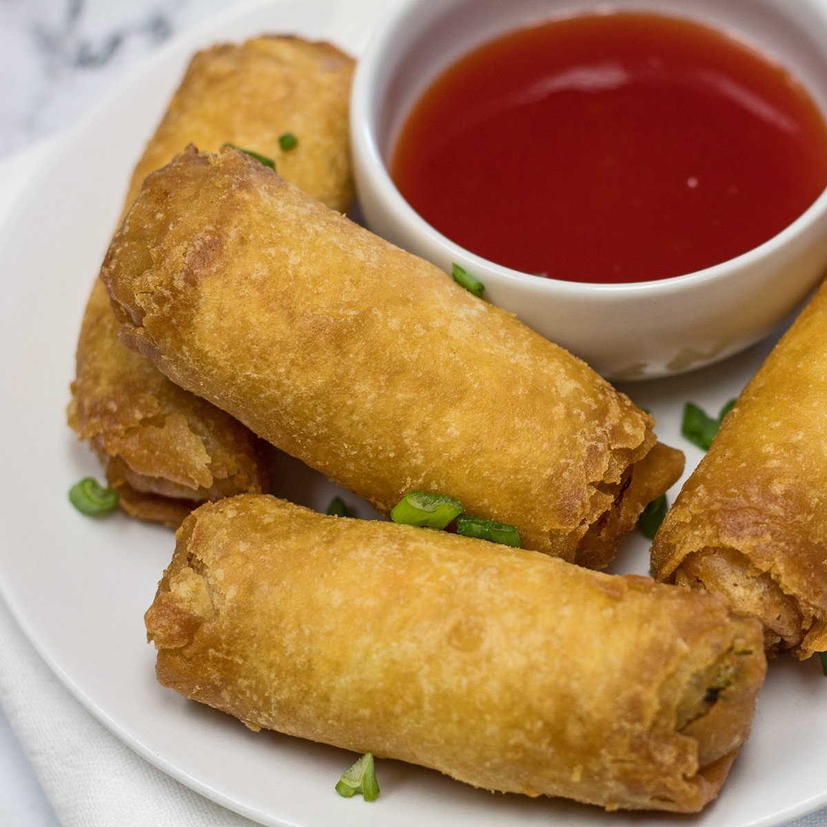 Air Fryer Egg Rolls {Easy Egg Roll Recipe} - Sustainable Cooks