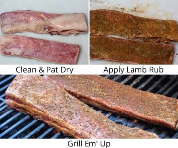 Lamb Breast (Unrolled, Grilled & Roasted Instructions) - Bake It With Love