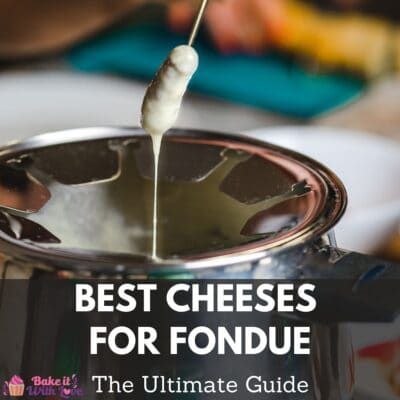 Best Cheese for Fondue pin with text overlay.