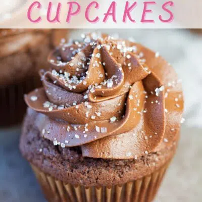 Mary Berry's copycat chocolate cupcakes pin with text overlay.