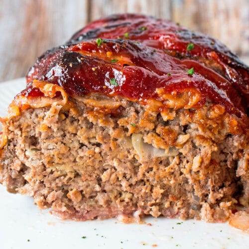 Bacon Wrapped Meatloaf Bake It With Love 0715