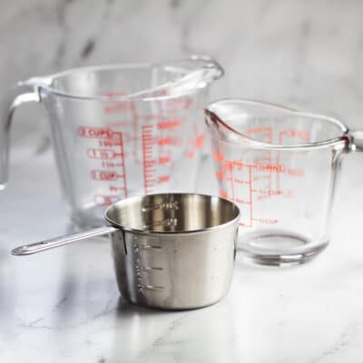 How many cups in a pint using graduated measuring cups and dry measuring cup.