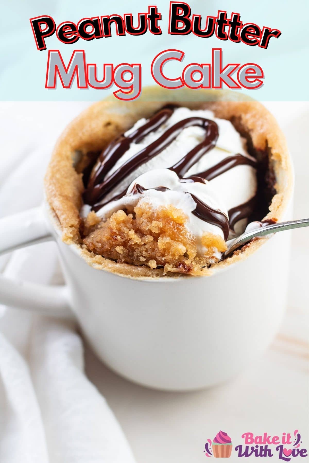 Easy Peanut Butter Mug Cake Minute Dessert No Egg Needed