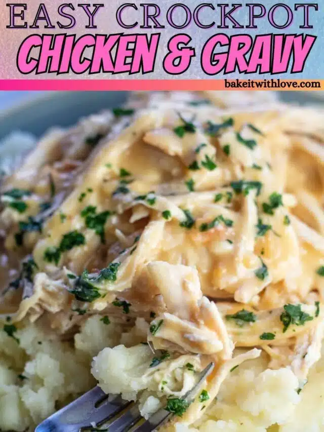 Easy Crock Pot Chicken & Gravy