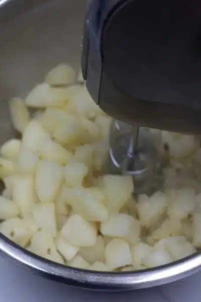 Process photo 4 mix or mash potatoes.