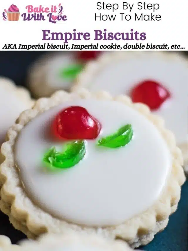 Empire Biscuits (Traditional Scottish Cookies)