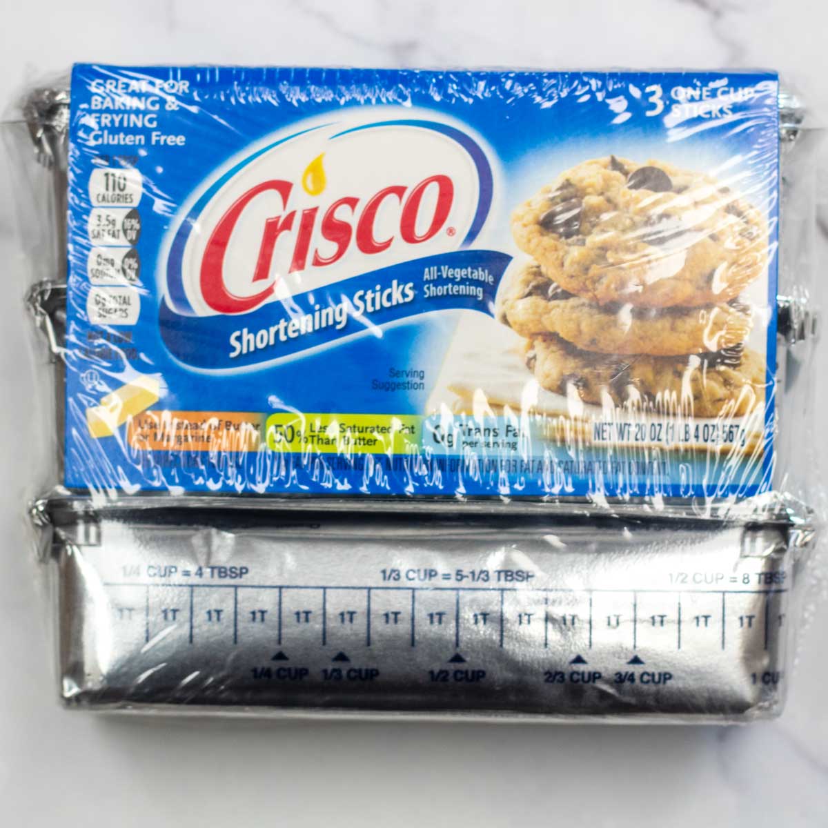 Shortening végétal Crisco pour raccourcir des idées de substitut.